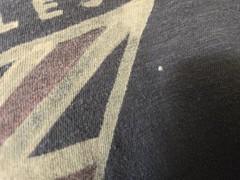 Triumph Motorcycles Union Jack Graphic Lucky Brand Charcoal Gray XL Tshirt
