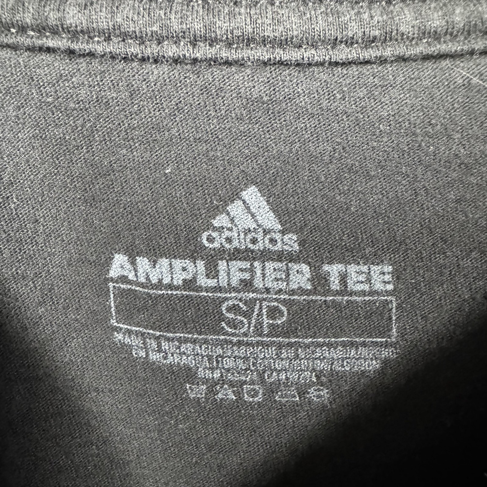 Adidas Shirt Sz S Amplifier Tee Athletic Japanese Lettering Techwear Streetwear gallery