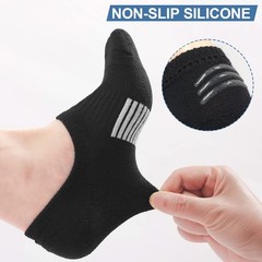 No Show Socks Womens Cushioned Low Cut Athletic Liner Socks for Sneakers Foot…