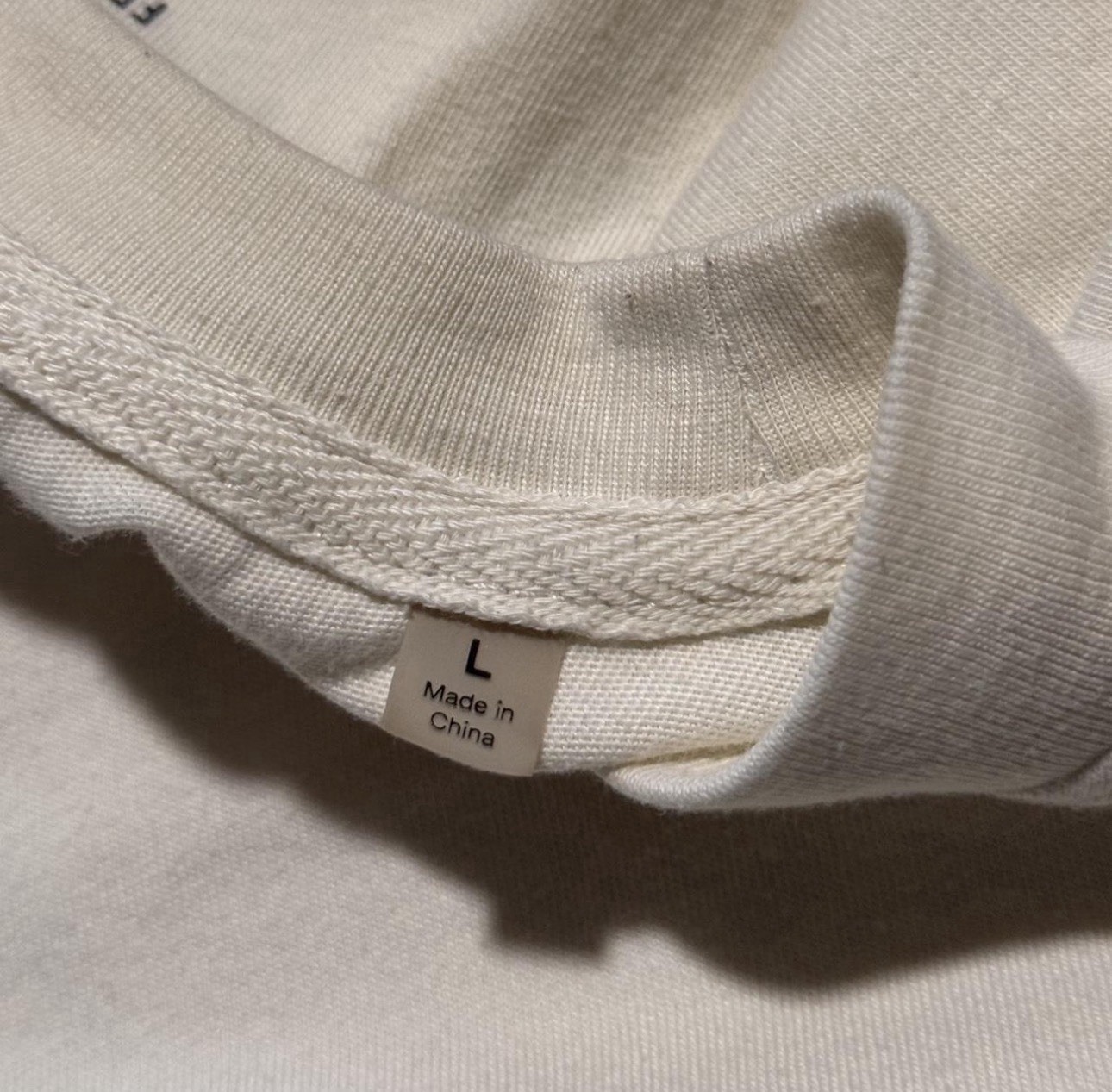 Fear Of God Essentials Tee Cloud Dancer Men’s Size Large GREAT CONDITION gallery