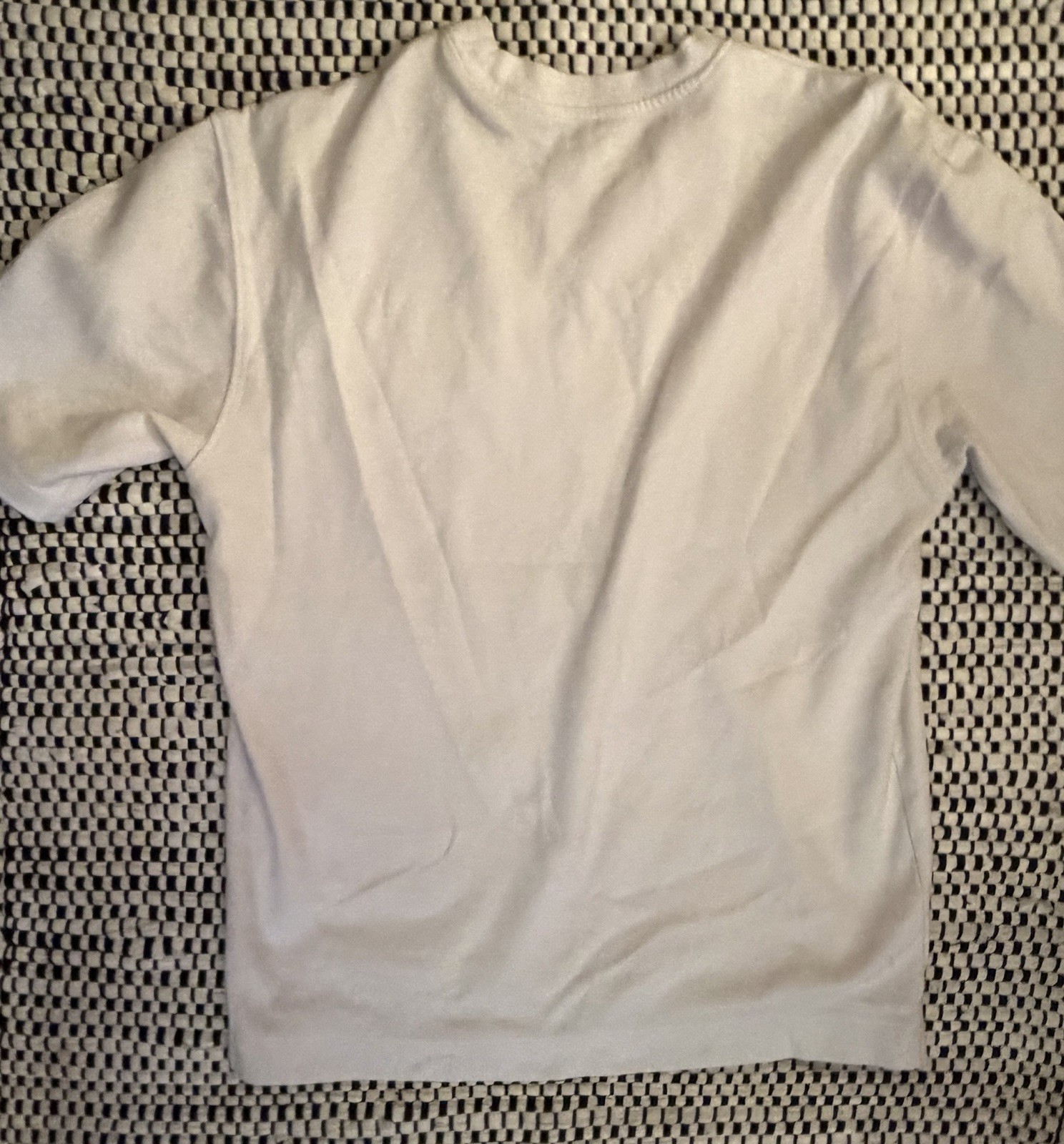 Primark Men’s M Relaxed Fit White Crew Neck Solid Short Sleeve T-Shirt gallery