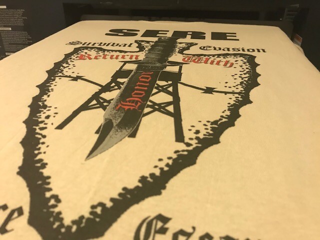 SERE Training T-Shirt Survival Evasion Resistance Escape Army Navy Special Ops gallery