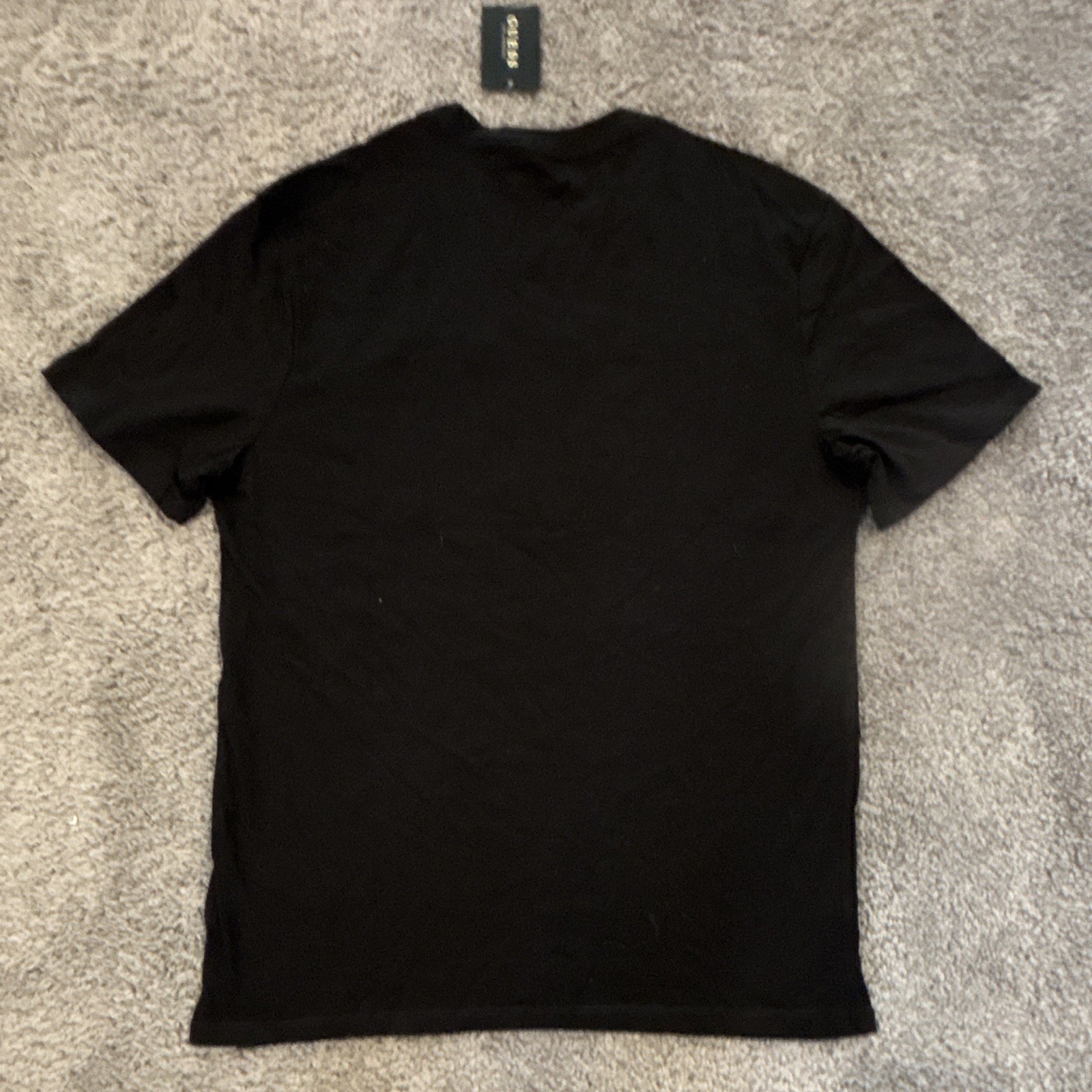 GUESS Atlas Fashion Crew Men's Black Logo Cotton Jersey Crew Neck T-Shirt M gallery