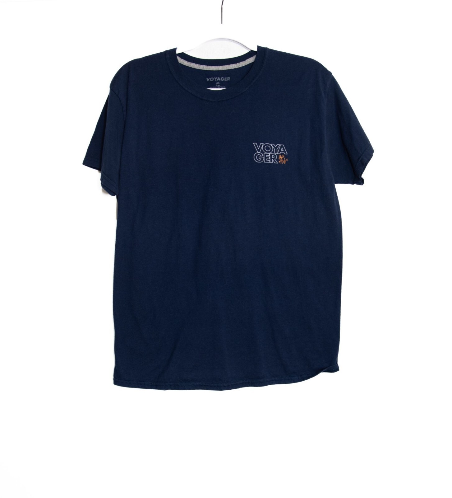 Voyager Navy Blue Adventure Goods T-Shirt M Cotton/Polyester Mens Casual Graphic gallery