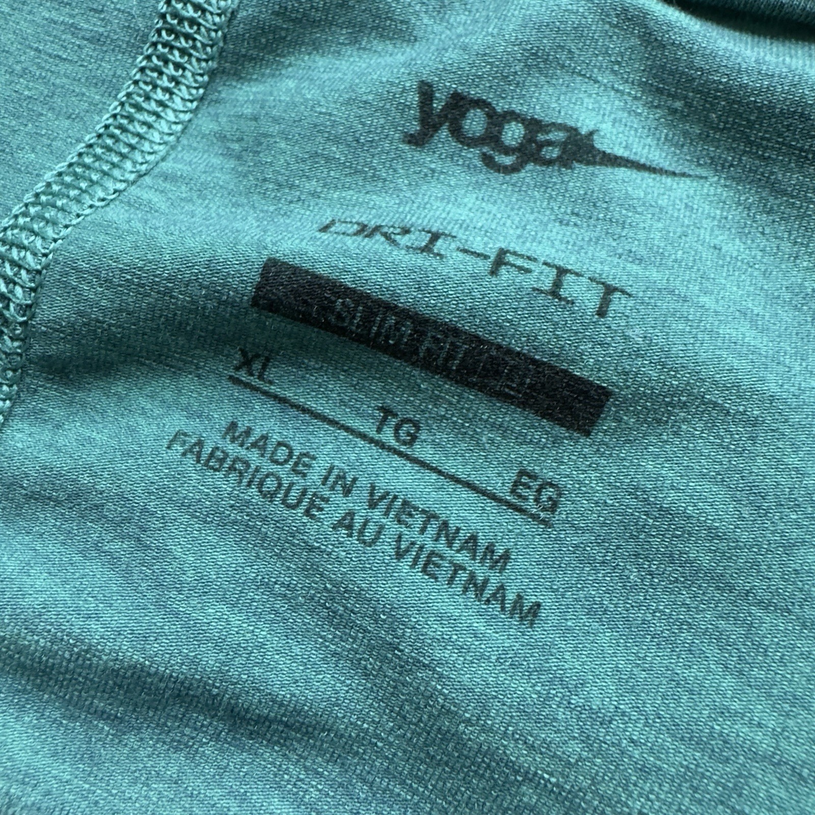 Nike Shirt Dri-Fit Yoga Mens XL Green Training Slim Fit DN4314-077 Activewear gallery