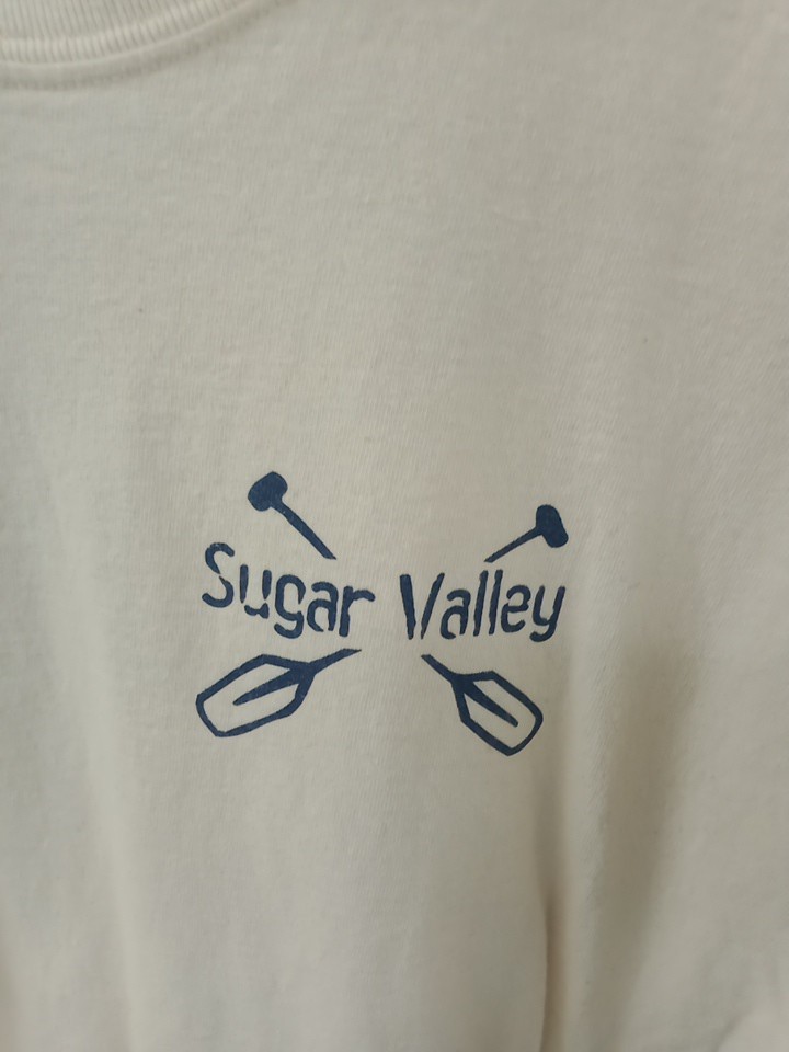 Sugar Valley T Shirt Mens Size L Paddle Faster I Hear Banjo Music Gildan B120 gallery
