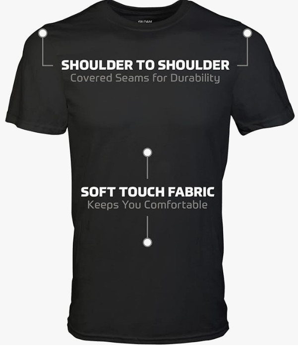 Gildan Men's Crew T-Shirts, Multipack, Style G1100 XX-Large 10 Pack gallery