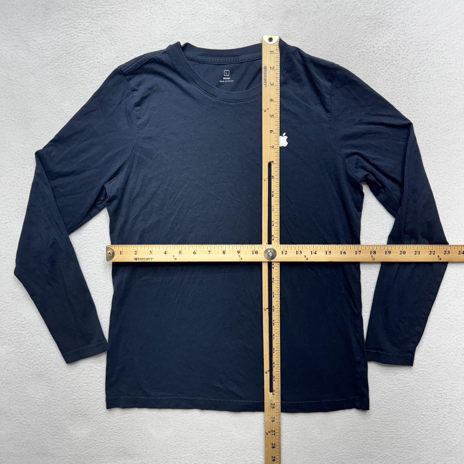 Apple Retail Employee Black Long Sleeve T Shirt Size Large gallery