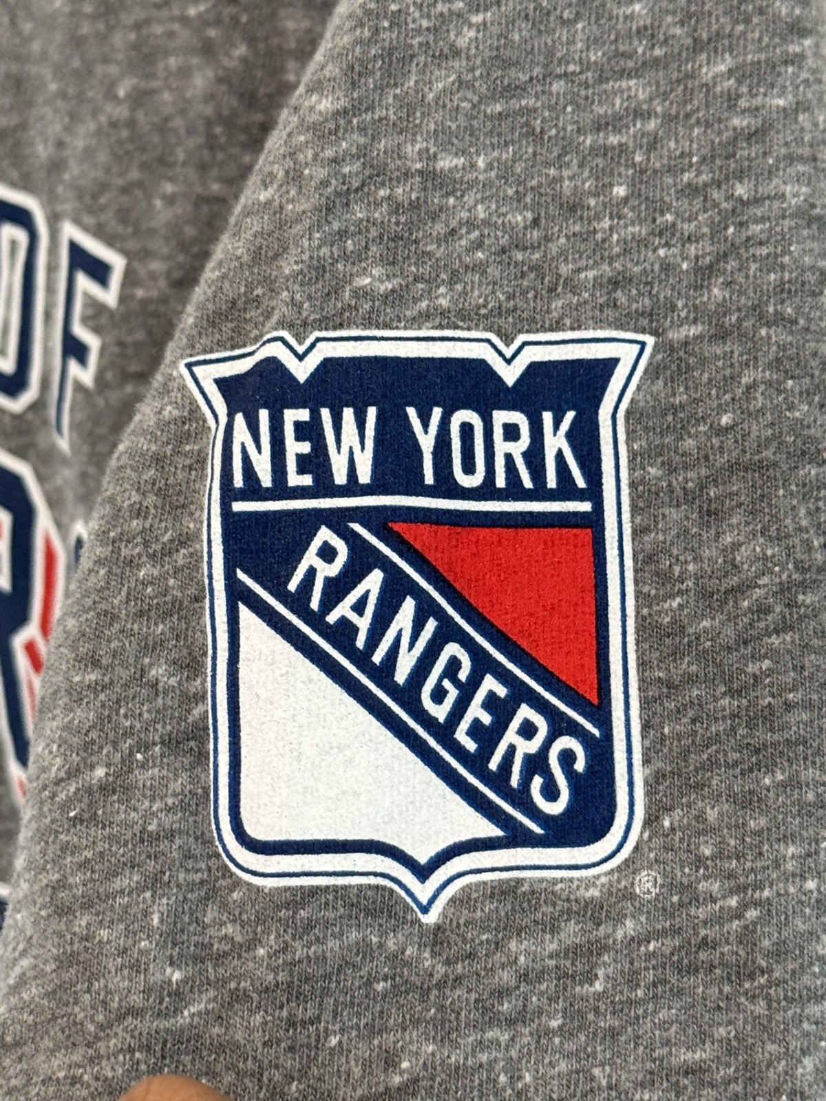 New York Rangers Mens T-Shirt Gray Medium Vintage NHL CCM 1926 Hocket gallery