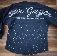 Stargazer Longsleeve Small Celestial Sky Cosmic Star Grand Canyon National park