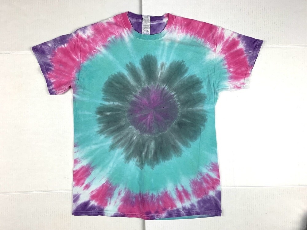 Gildan Original Handmade Men M Tye/Dye Tee Shirt Cotton