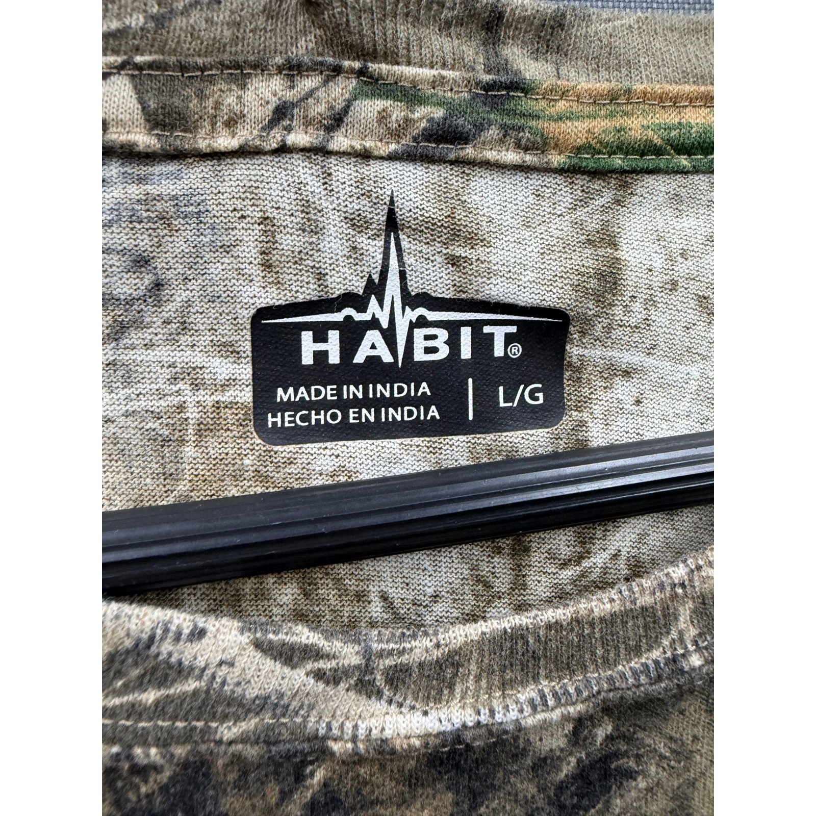 Habit Long Sleeve Shirt Mens Camo Realtree Edge Hunting Top Large gallery