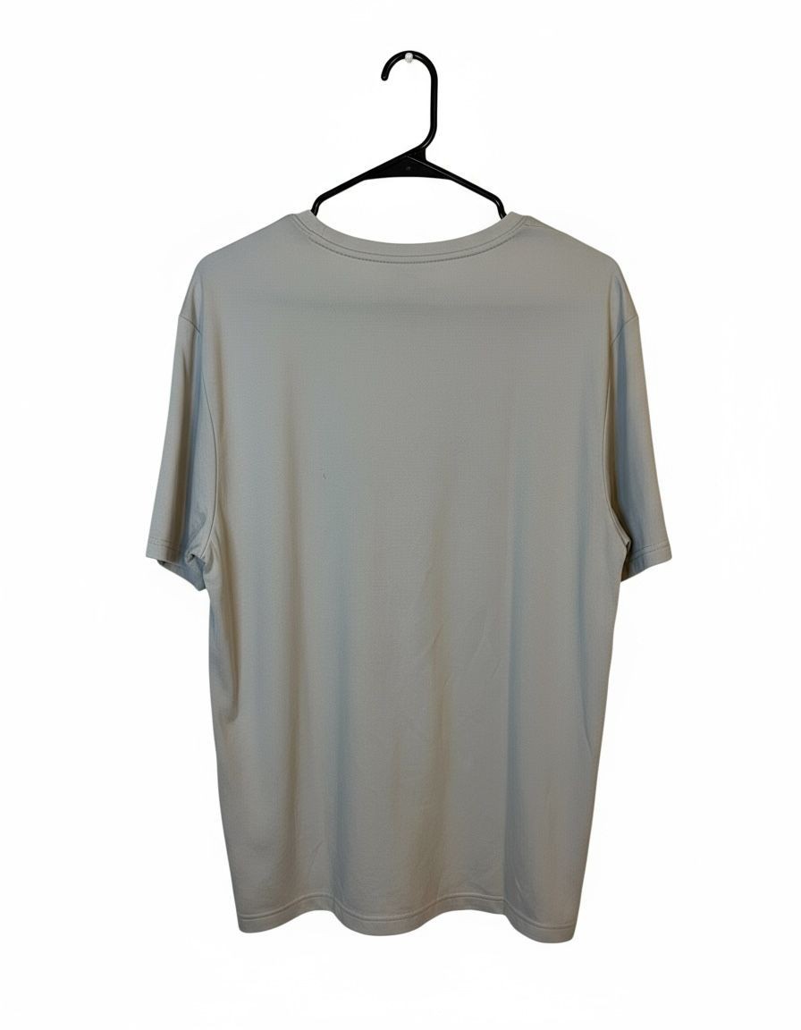 Perry Ellis Mens XL Beige Short Sleeve T‑Shirt Rayon Blend gallery