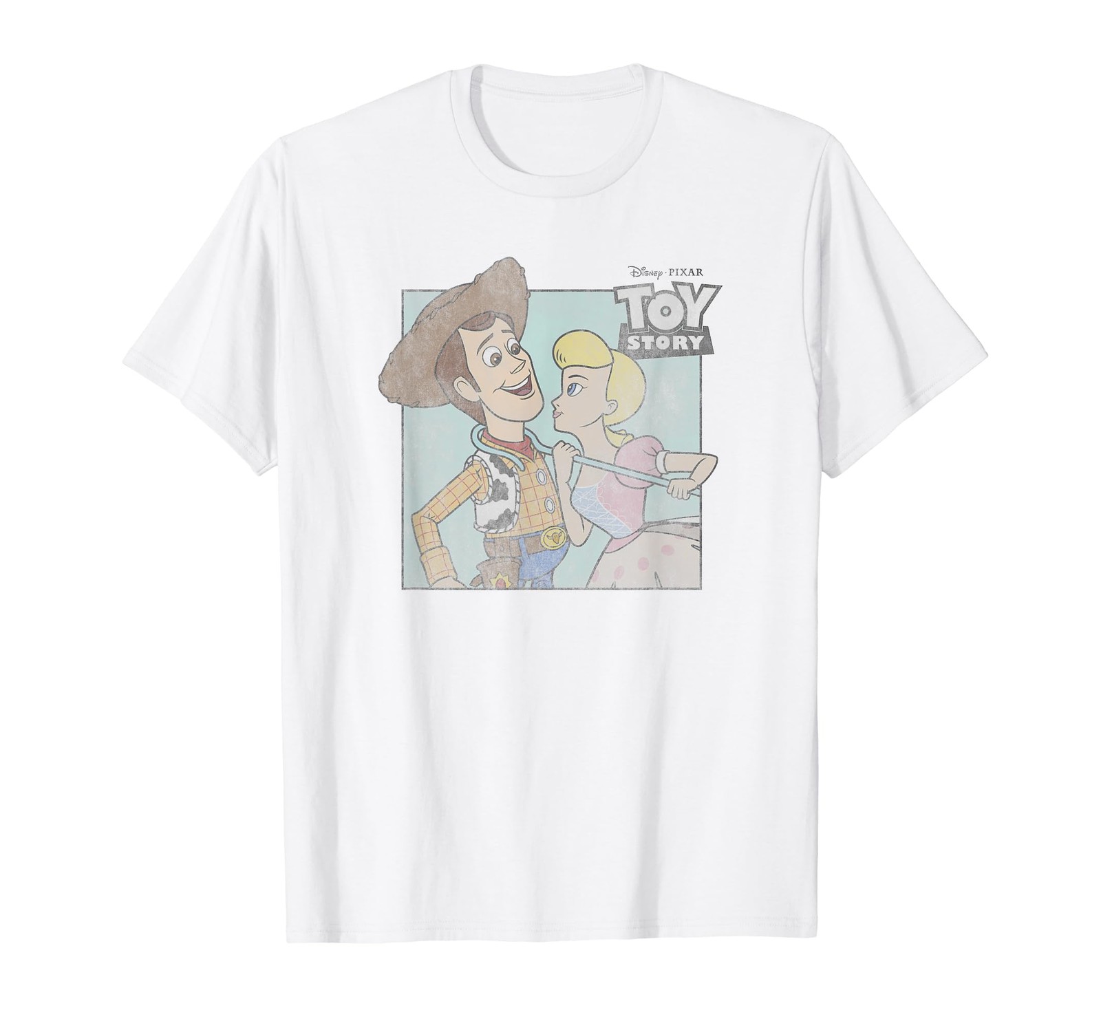 Pixar Toy Story Woody & Bo Peep Retrolook T-shirt