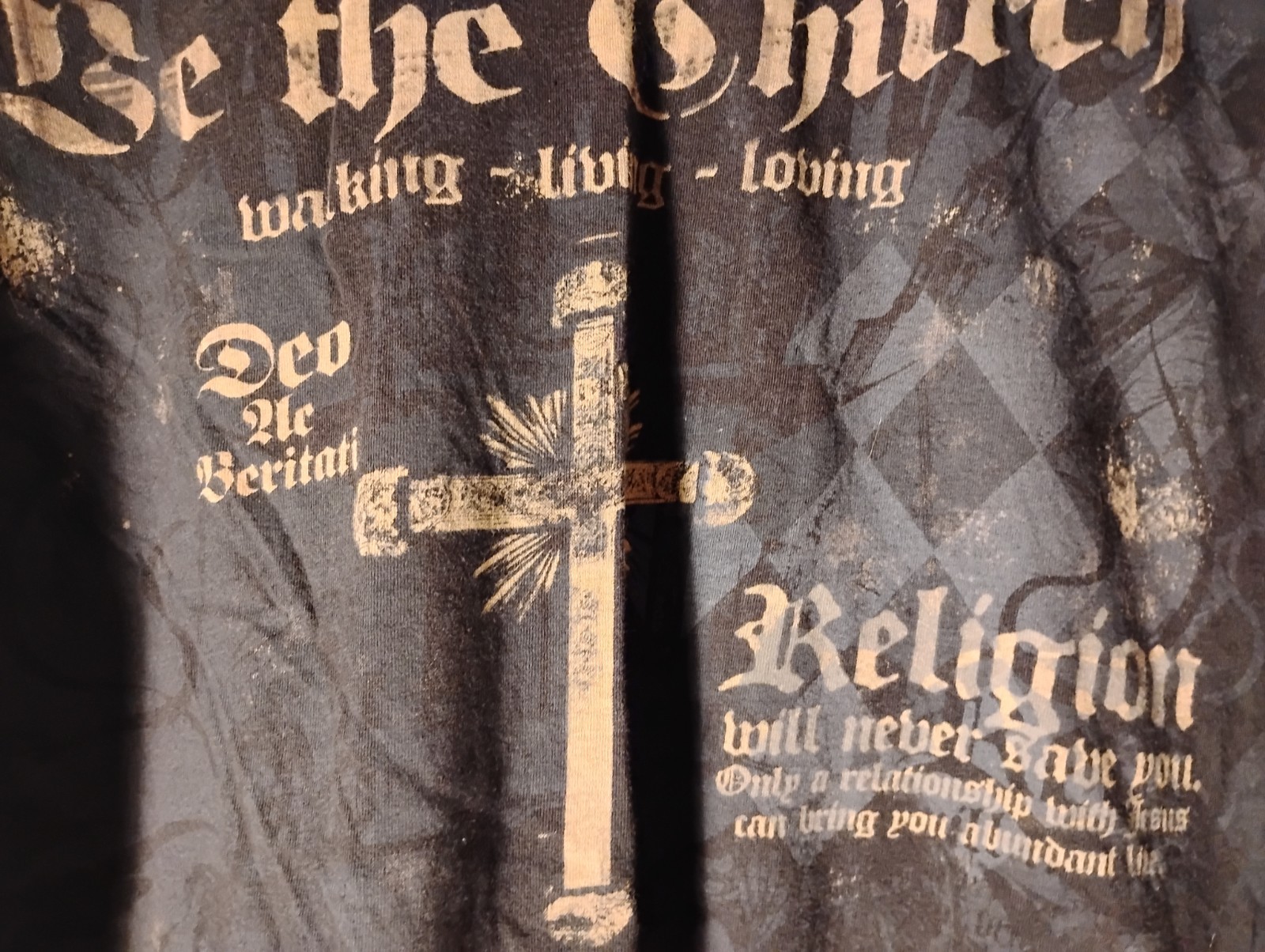 Garden Fire 2XL Vintage Fit Collection Fine Silk Screening We The Church Cut Sow gallery