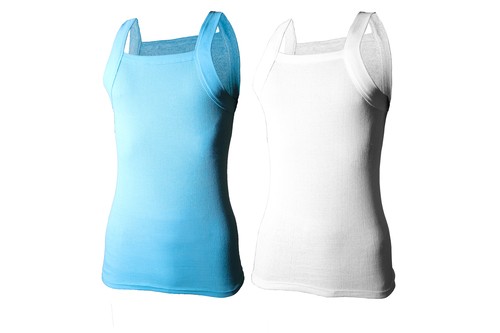 2-4 Packs Men's G-unit Style Cotton Tank Tops Square Cut Muscle Rib A-Shirts gallery