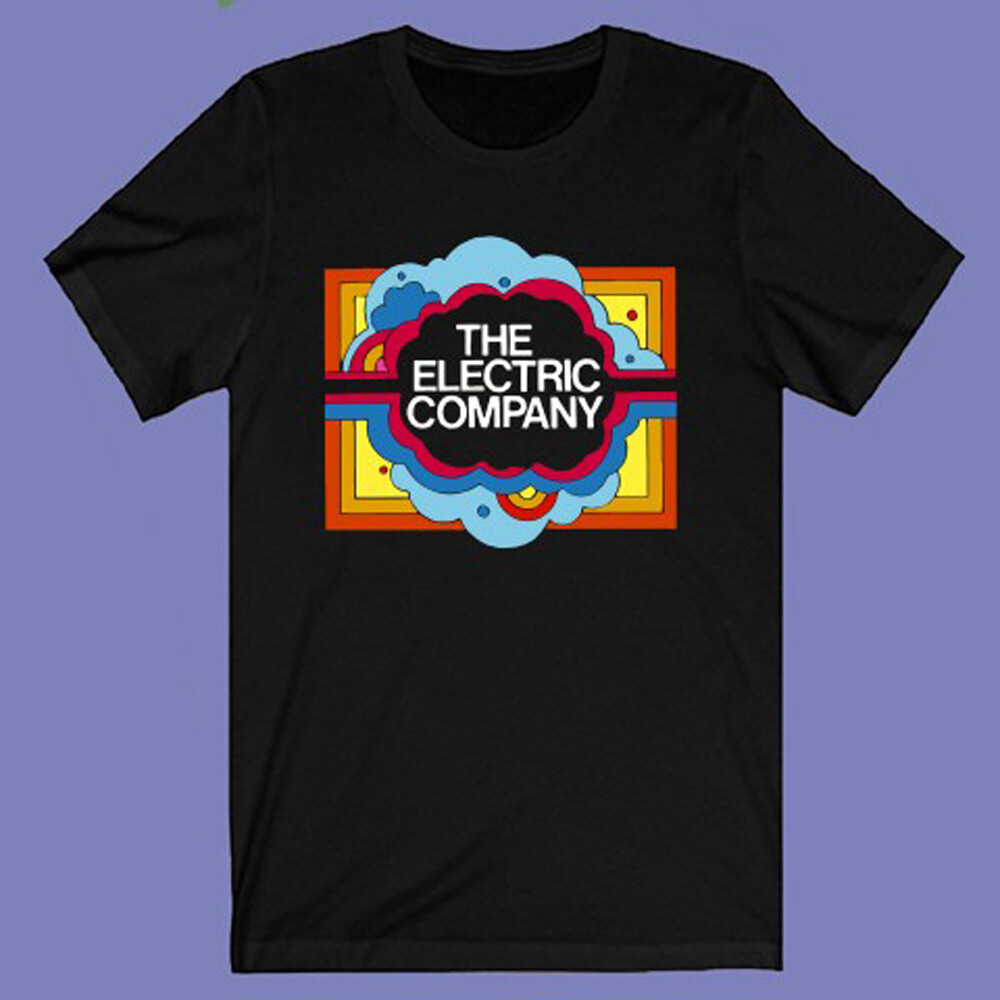 The Electric Company Children TV Show Logo Men's Black T-shirt Size S-3XL gallery