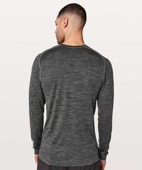 Medium Lululemon Metal Vent Tech Surge Long Sleeve Black / Anchor shirt