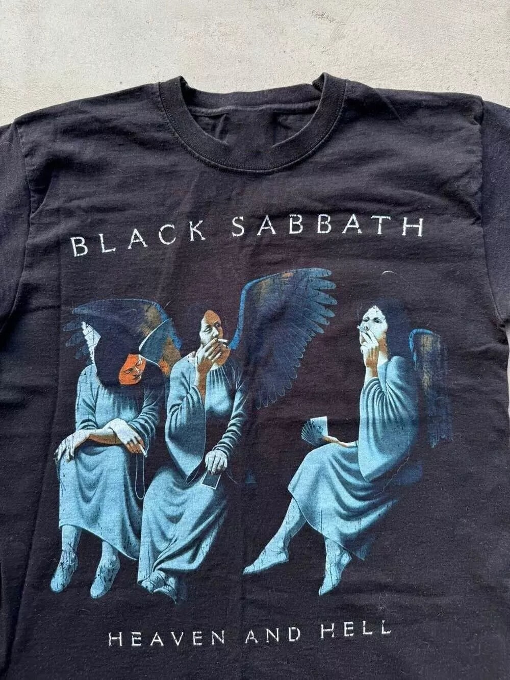 00’s Black Sabbath Ozzy T-shirt Heaven And Hell 90s Black Men Women S-5XL gallery