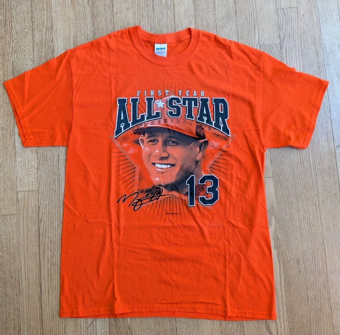 Manny Machado 2013 First Year All Star Baltimore Orioles Heavy Cotton T Shirt L gallery