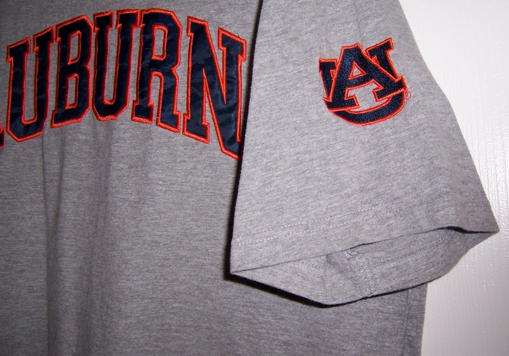 Mens Auburn – P2 by Pro Player – Gray Short Sleeved T-Shirt Size XL “War Eagle”