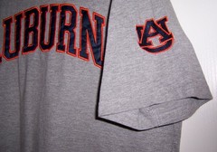 Mens Auburn – P2 by Pro Player – Gray Short Sleeved T-Shirt Size XL “War Eagle”