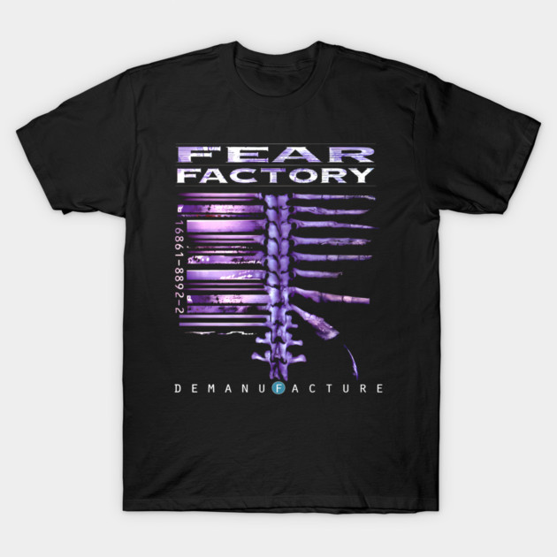 Fear Factory T-Shirt Industrial Heavy Metal Band Graphic Tee Vintage Concert