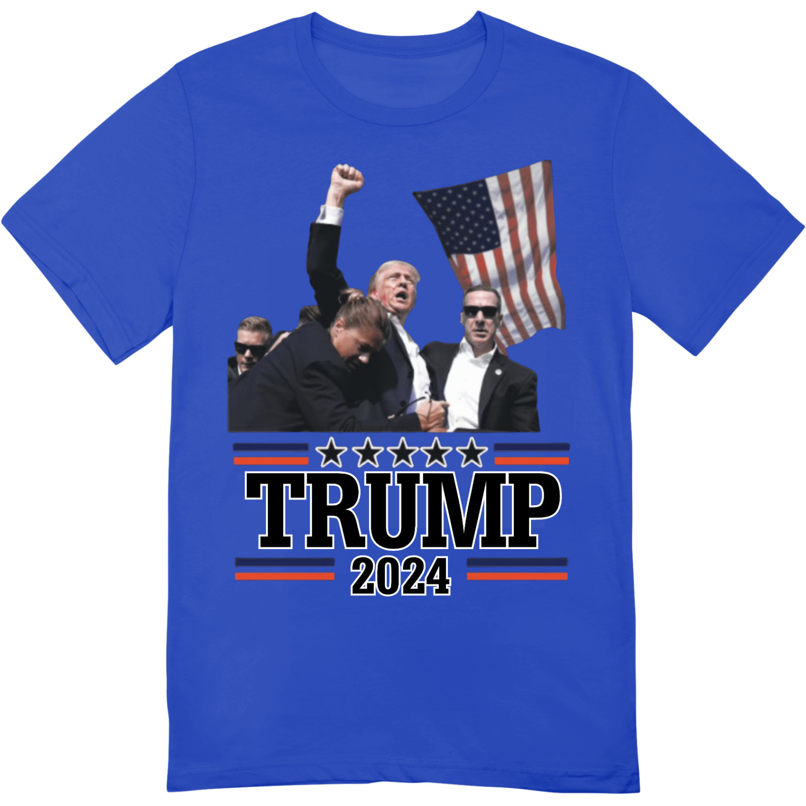 President Donald Trump Rally Shooting Shirt USA MAGA Fist Pump Fight TRUMP 2024 gallery