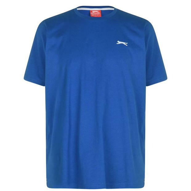 Mens Slazenger 100% Cotton Plain Crew Neck T Shirt XS S M L XL XXL 3XL 4XL BNWT gallery
