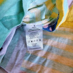 Reason Multi-Color Geometric Pattern T-Shirt Size Large