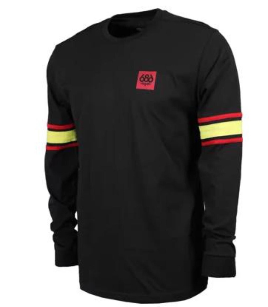 686 Ozzy Long Sleeve Tee (S) Black M0WPTL04-BLK