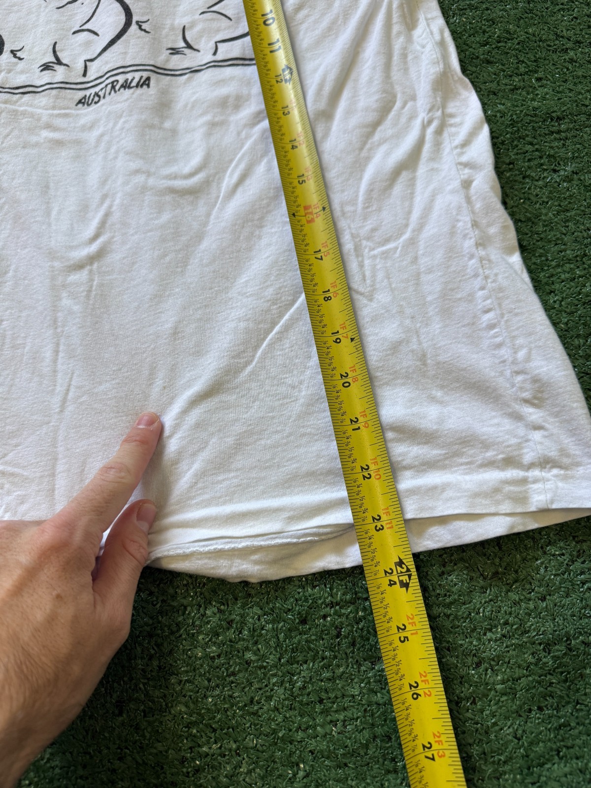 Vintage 90s Australia Koala Bear White Graphic Nature T Shirt Tee S - Flaws gallery