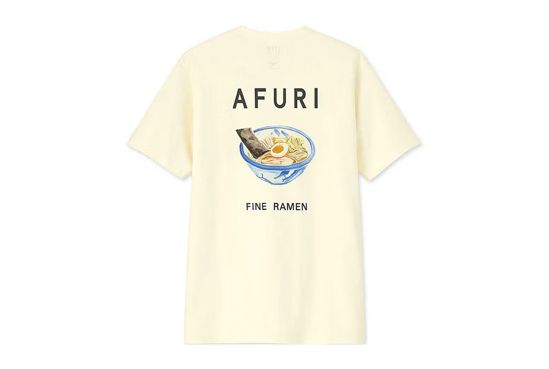 NWT Uniqlo UT Ramen Collection - AFURI T-Shirt Cotton Top, Sz S gallery