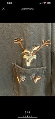 Warner Bros Wile E. Coyote Embroider T-Shirt