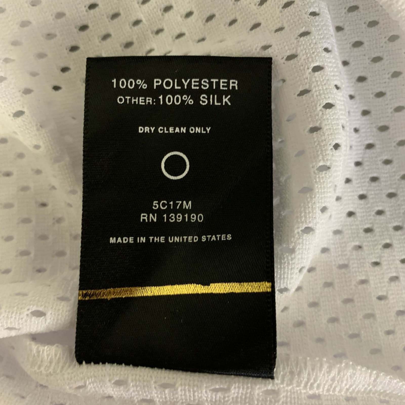 FEAR OF GOD Size S White Polyester Silk Jersey T-shirt gallery