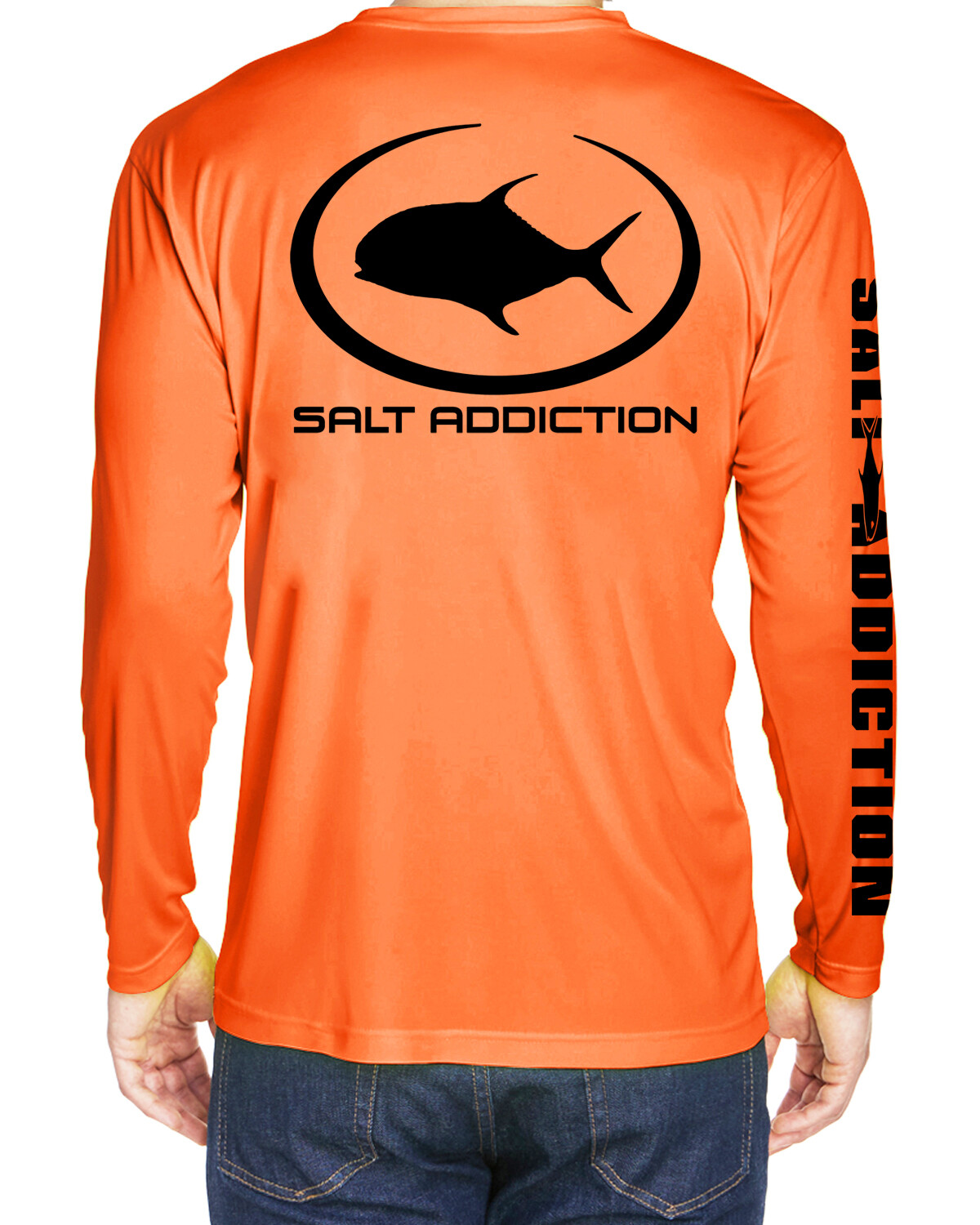 Salt Addiction long sleeve microfiber performance dri fishing t shirt 30+ UV gallery