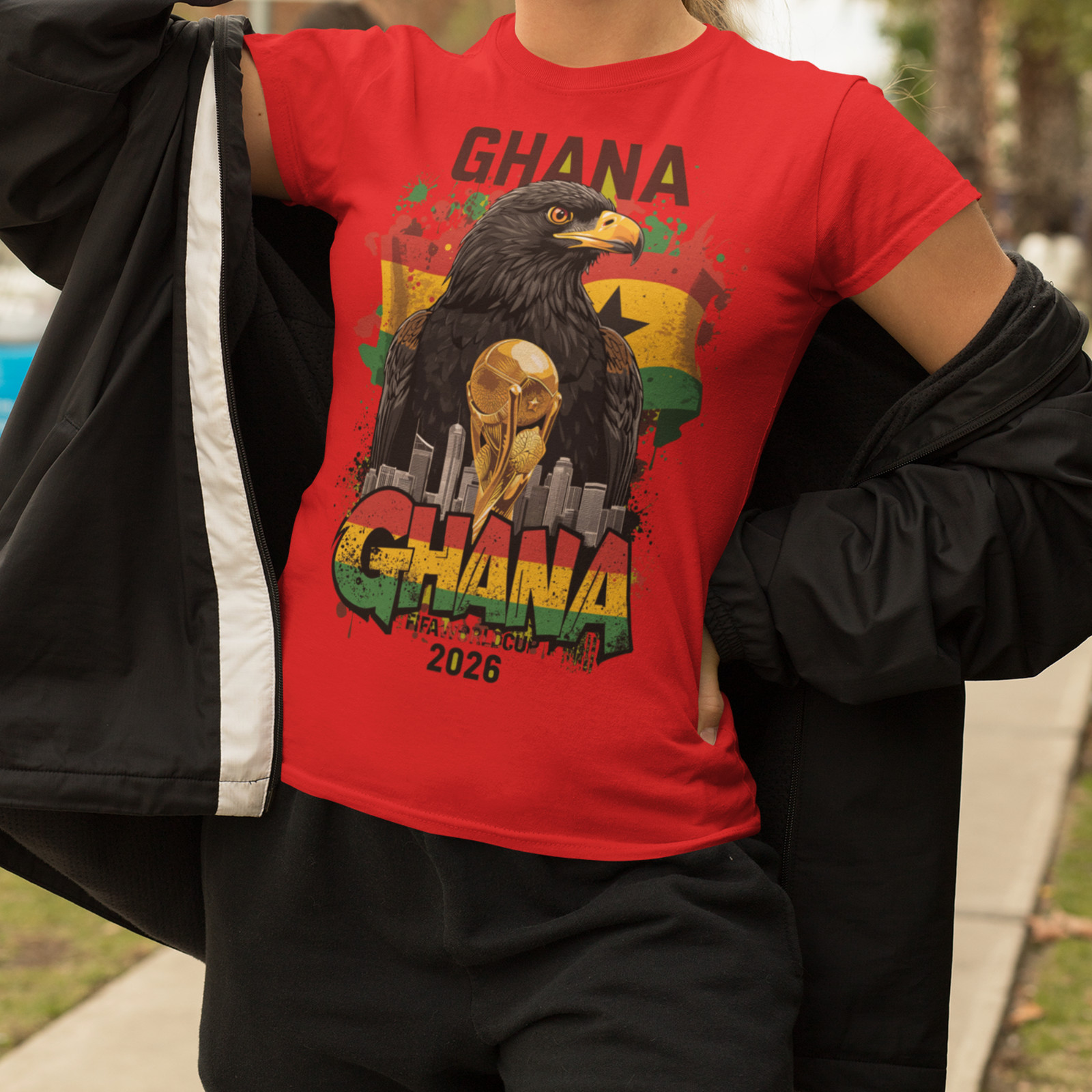 Ghana 2026 FIFA World Cup T-Shirt |Ghana Football Tee | Unisex Graphic Tee gallery