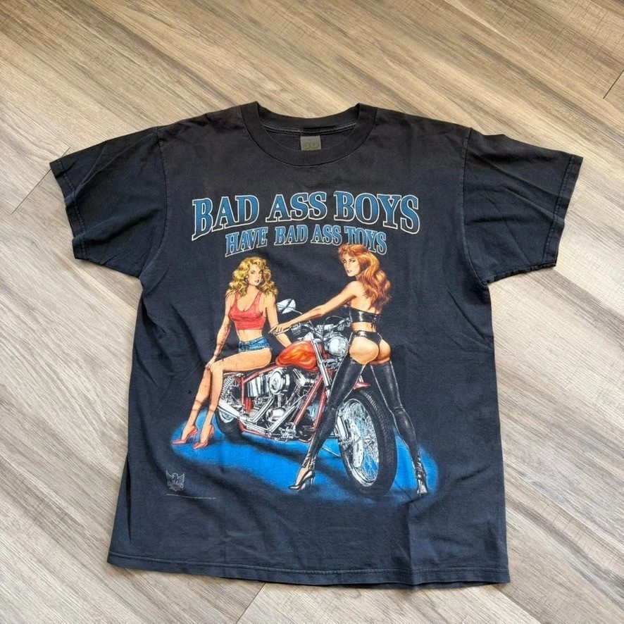 Vintage Bad Ass Boys Have Bad Ass Toys Trend Black S to 5XL Shirt CA233
