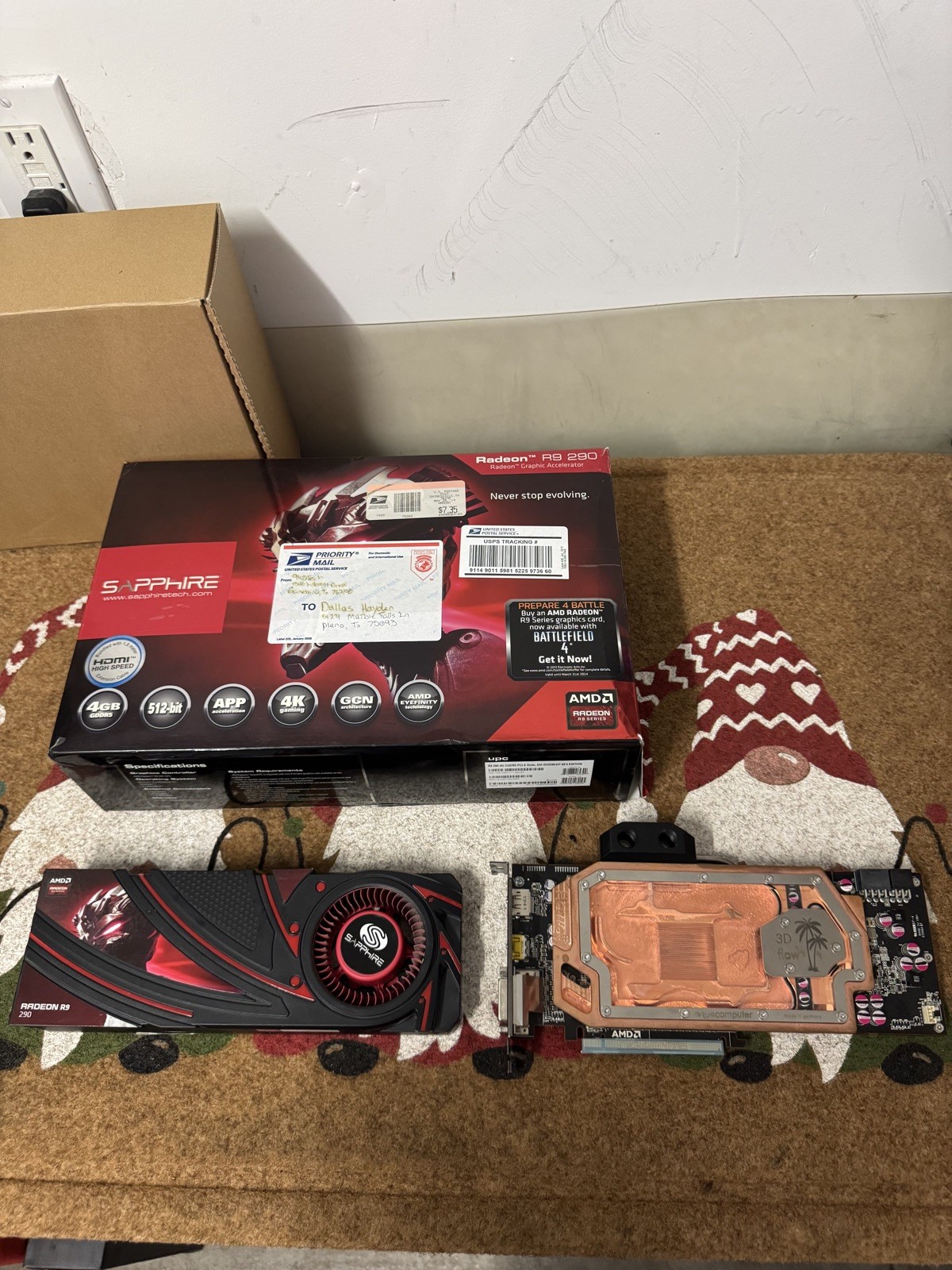 Sapphire R9 290 4 GB  with water block