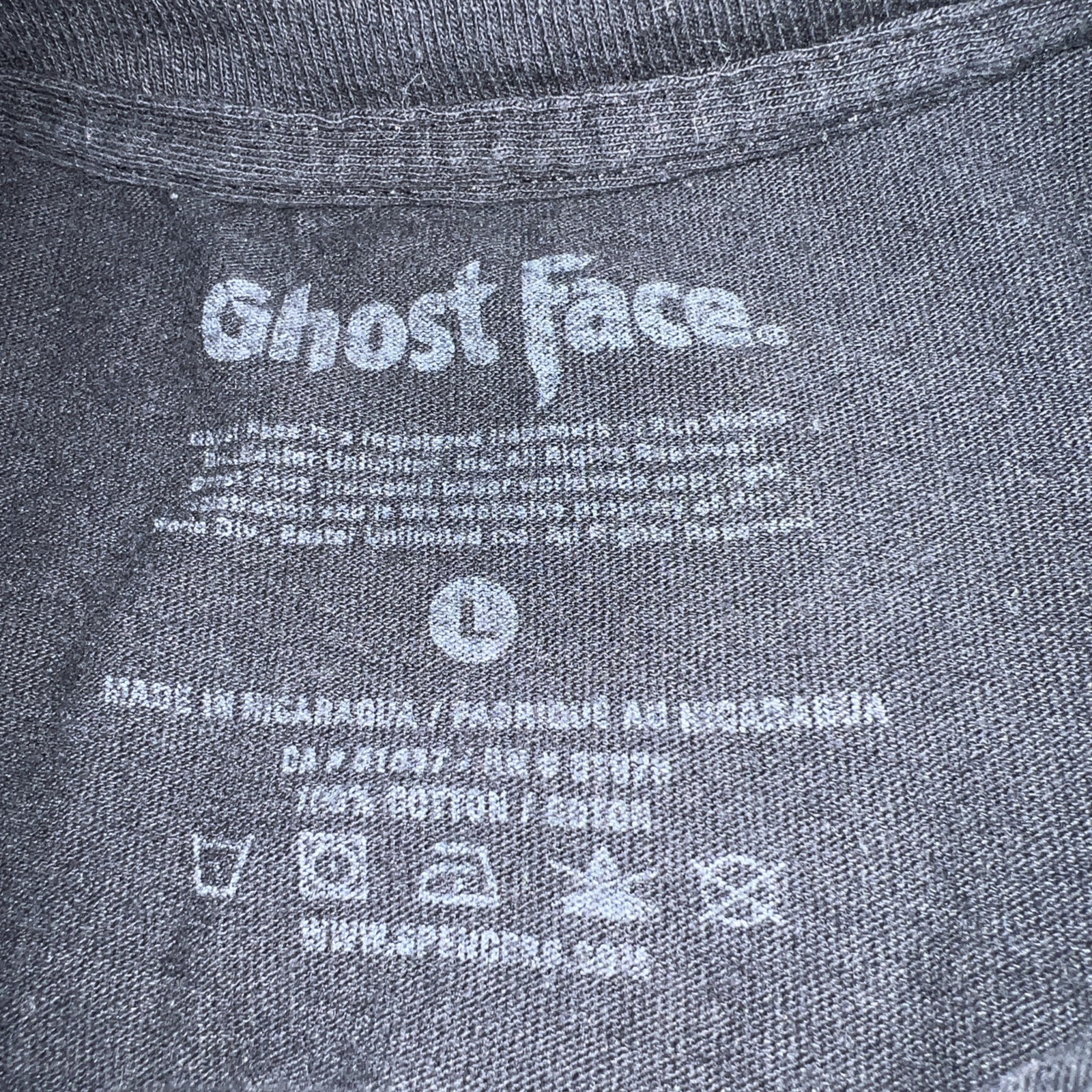 Scary Movies and Chill Horror Shirt Black Sz L Ghost Face Scream Slasher Killer gallery