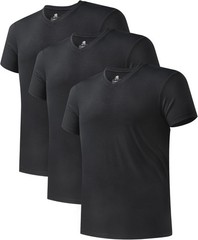 DAVID ARCHY Men Undershirts Micro Modal Ultra Soft T-Shirts Stretch Moisture