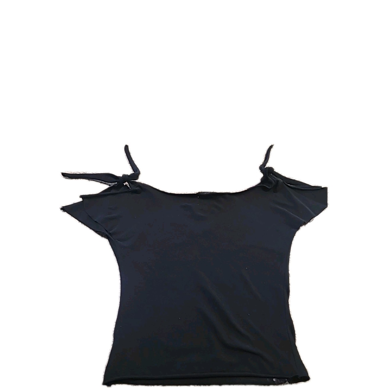 90s Y2K Glamhead Raw Tie Baby-Tshirt Billy Idol Size L Fits Like S/M FREE SHIP gallery