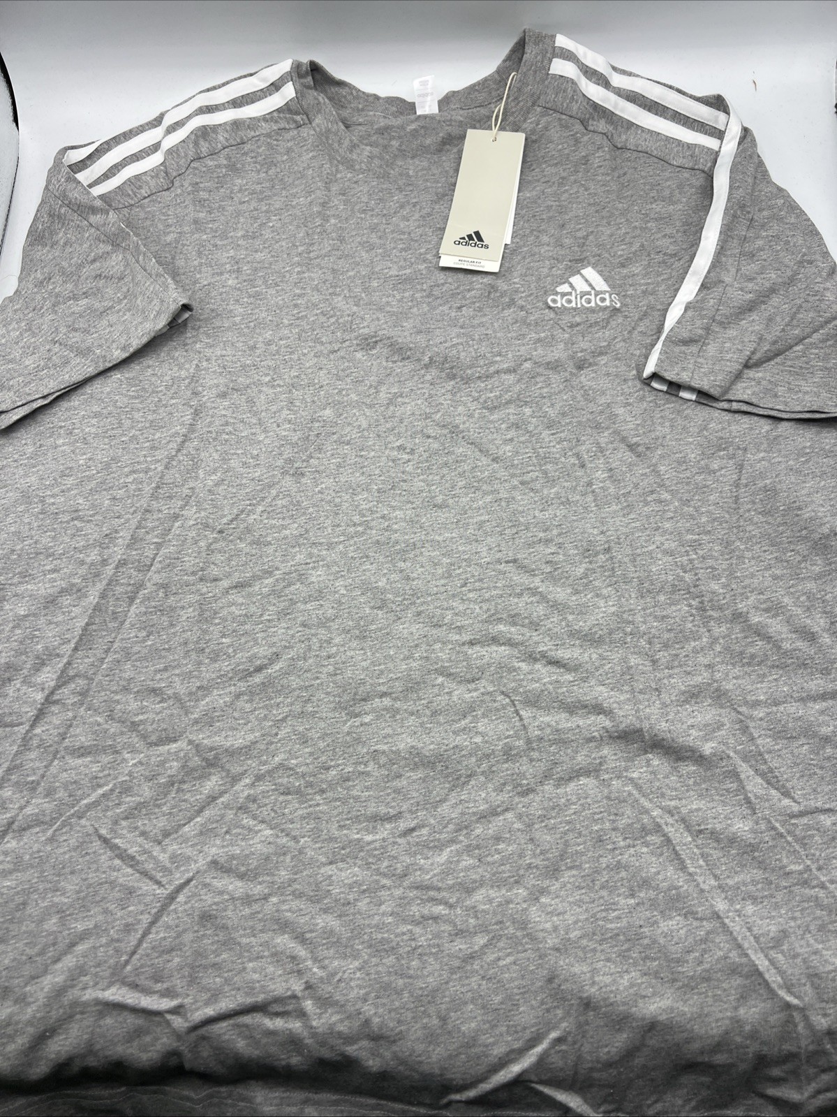 Adidas T Shirt Men's Size L Gray IC9337 New with Tags gallery