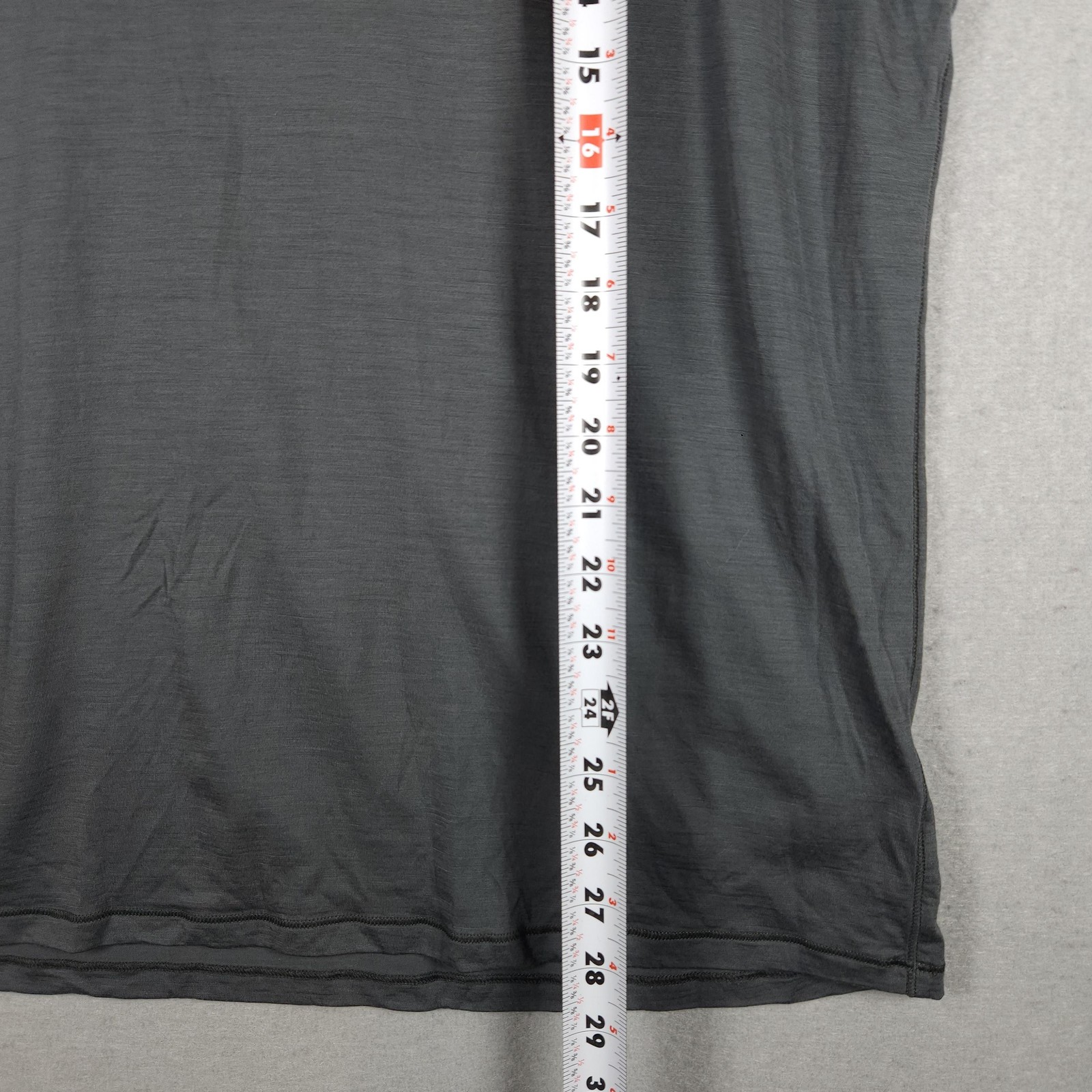 Proof Shirt Mens Large Gray Merino Wool Blend Crewneck Performance Tee T-Shirt gallery