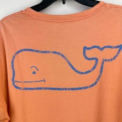 Vineyard Vines Tshirt Mens Large Pink Cotton Logo Pocket Tee Southern Nautical