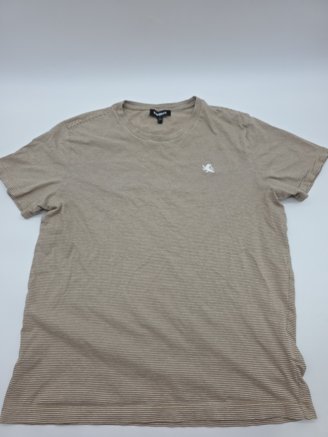 Express T-Shirt Men Large Striped Crew Neck 100%Cotton. #42507