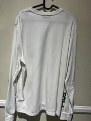FILA x Patterson Tennis Graphics WHITE Long Sleeve T-Shirt – Men’s Sz L