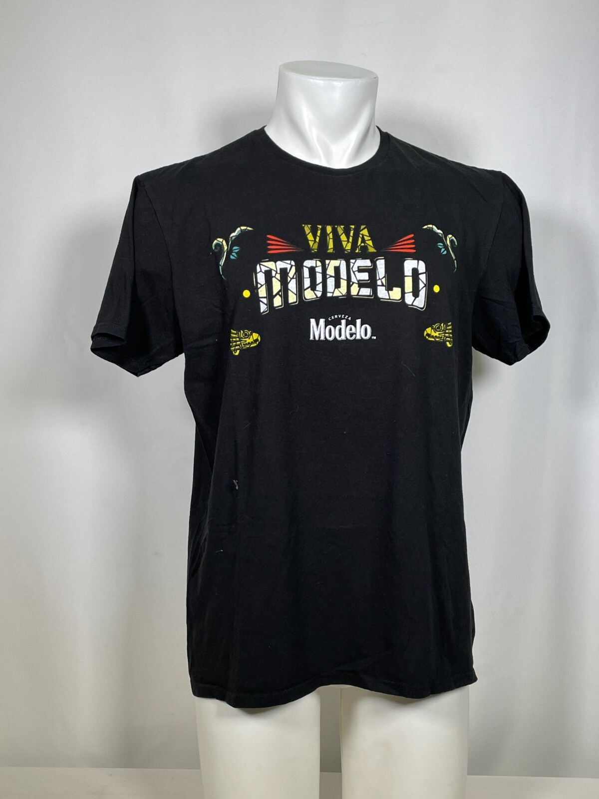 Viva Cerveza Modelo Cinco De Mayo Black T-Shirt Men's LARGE gallery