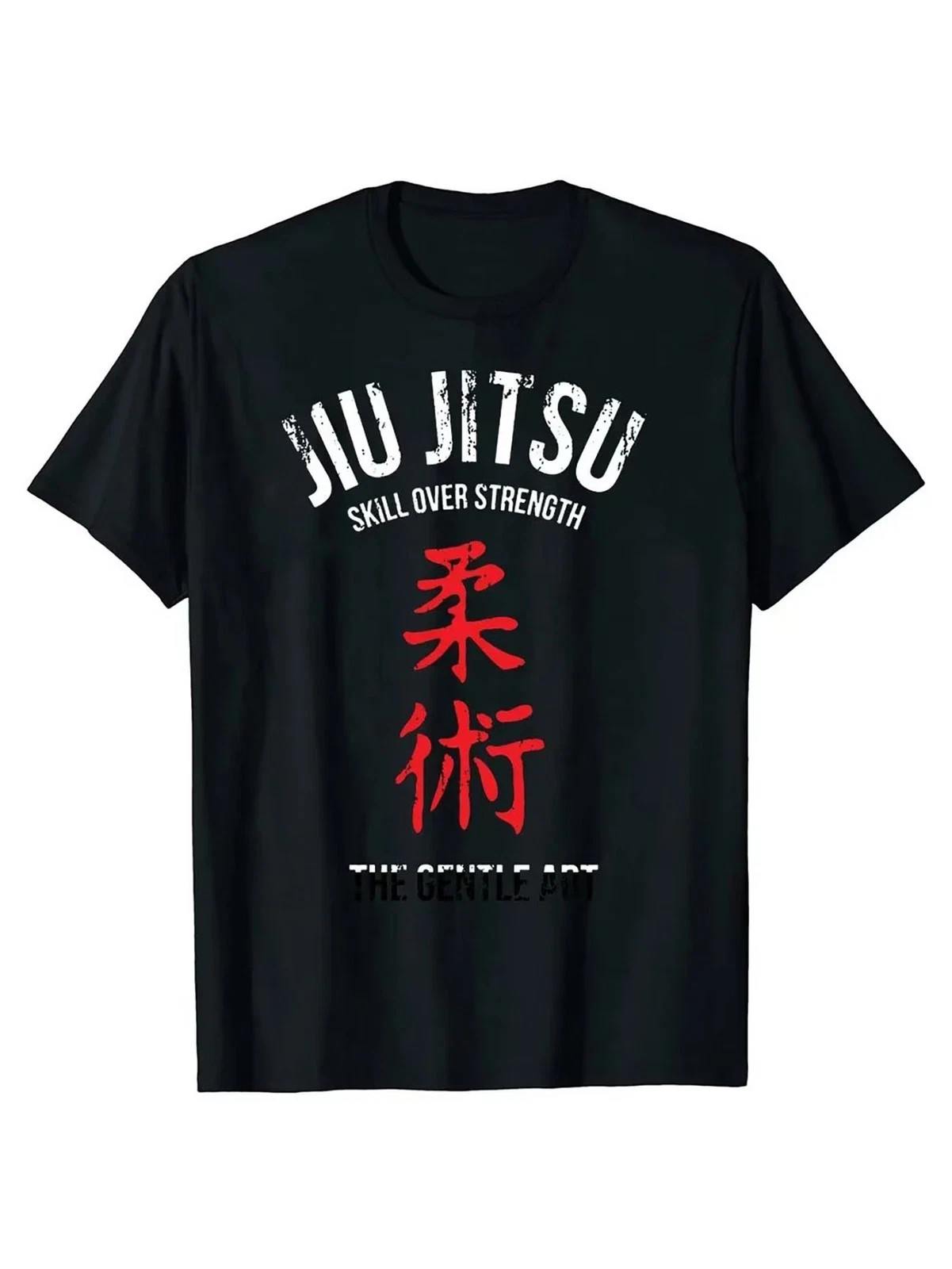 Men'S Jiu Jitsu Graphic T-Shirt, 100% Cotton, Casual Crew Neck, Slight Stretch gallery