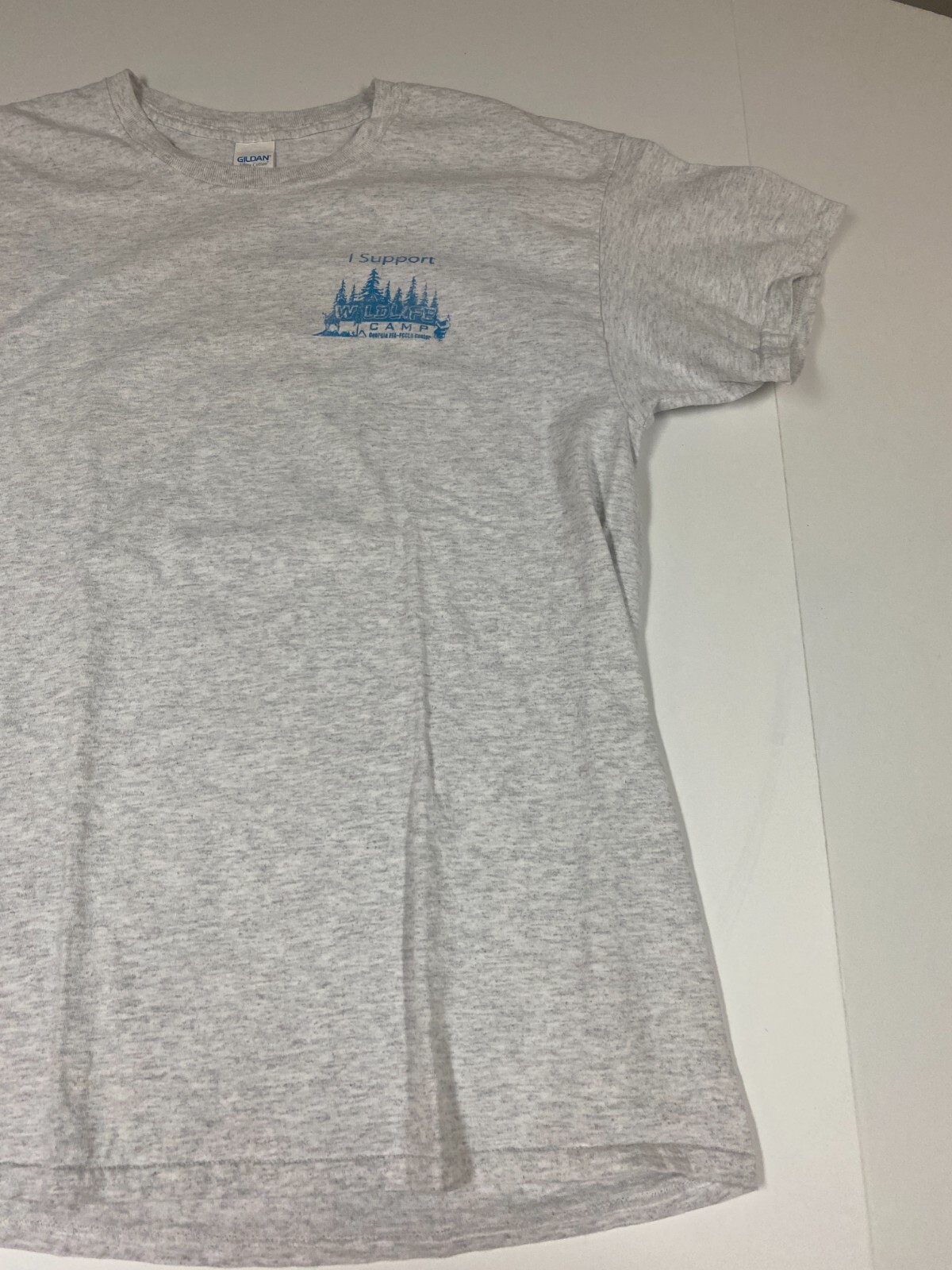 Camp Wildlife Mens shirt Large gray gallery